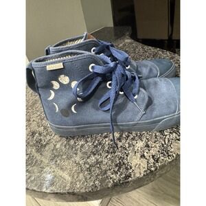 Bangs High Top Canvas Sneakers Men's Size 5, Womens‎ Size 6.5